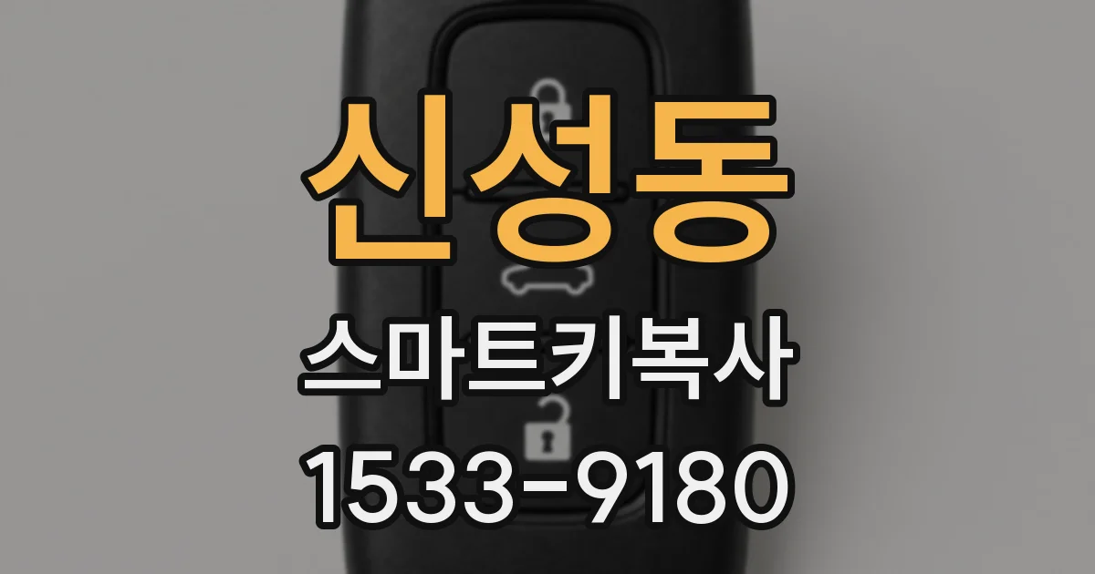 신성동 스마트키복사