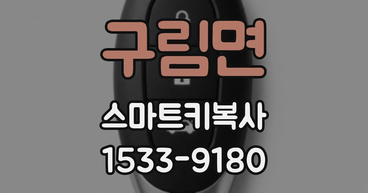 구림면 스마트키복사
