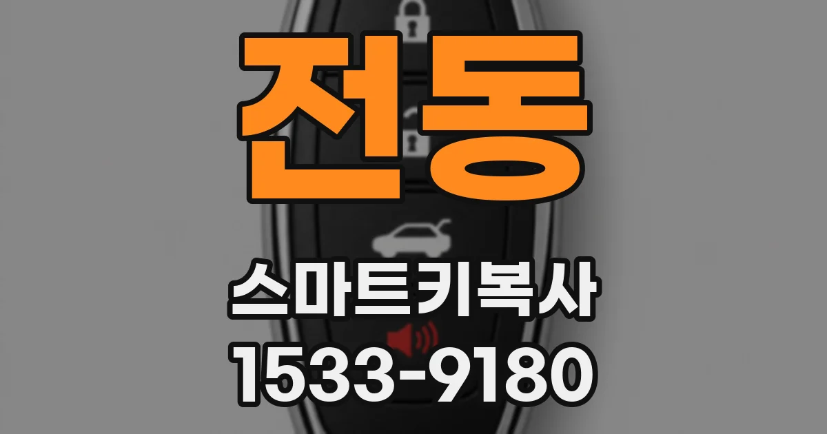 전동 스마트키복사