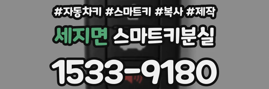 세지면 스마트키분실