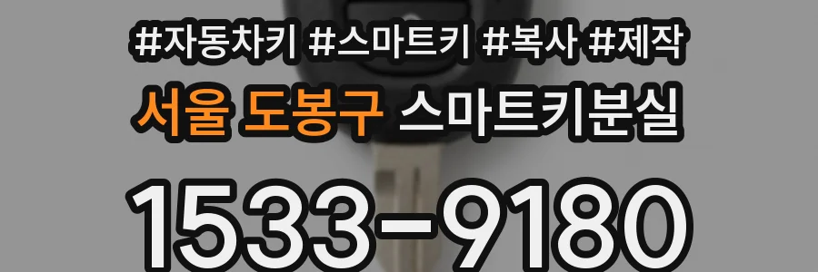 서울 도봉구 스마트키분실