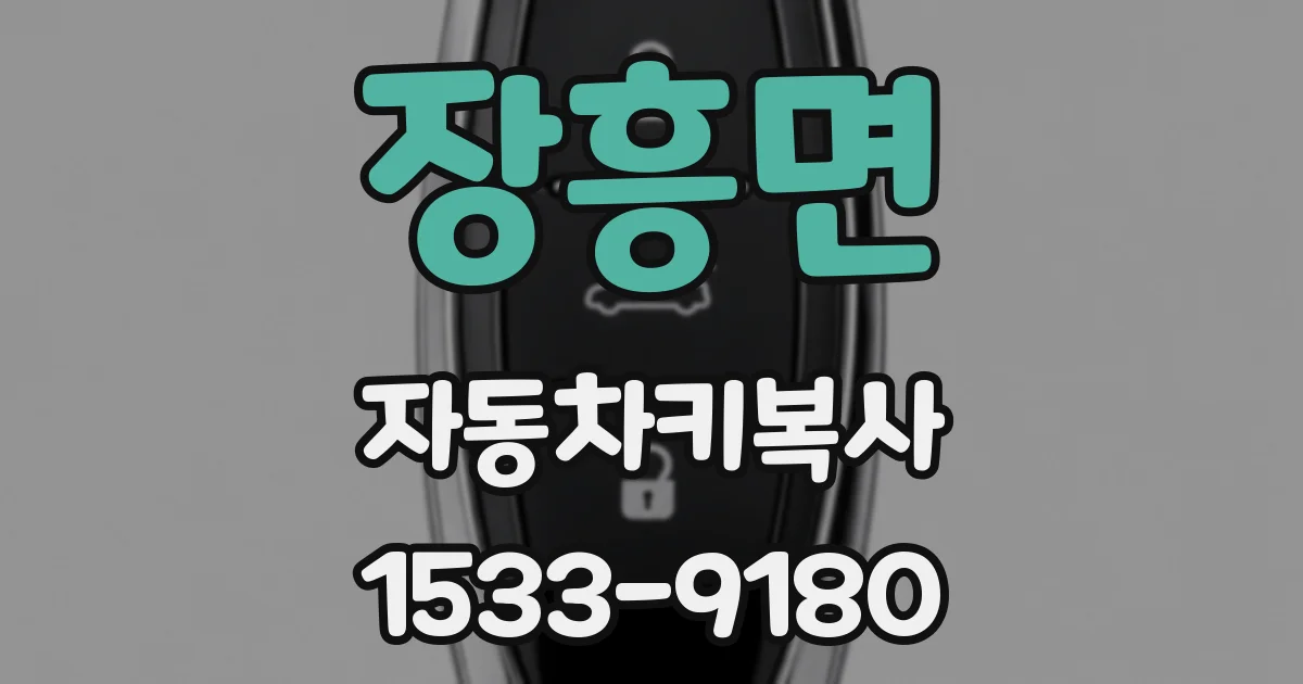 장흥면 자동차키복사