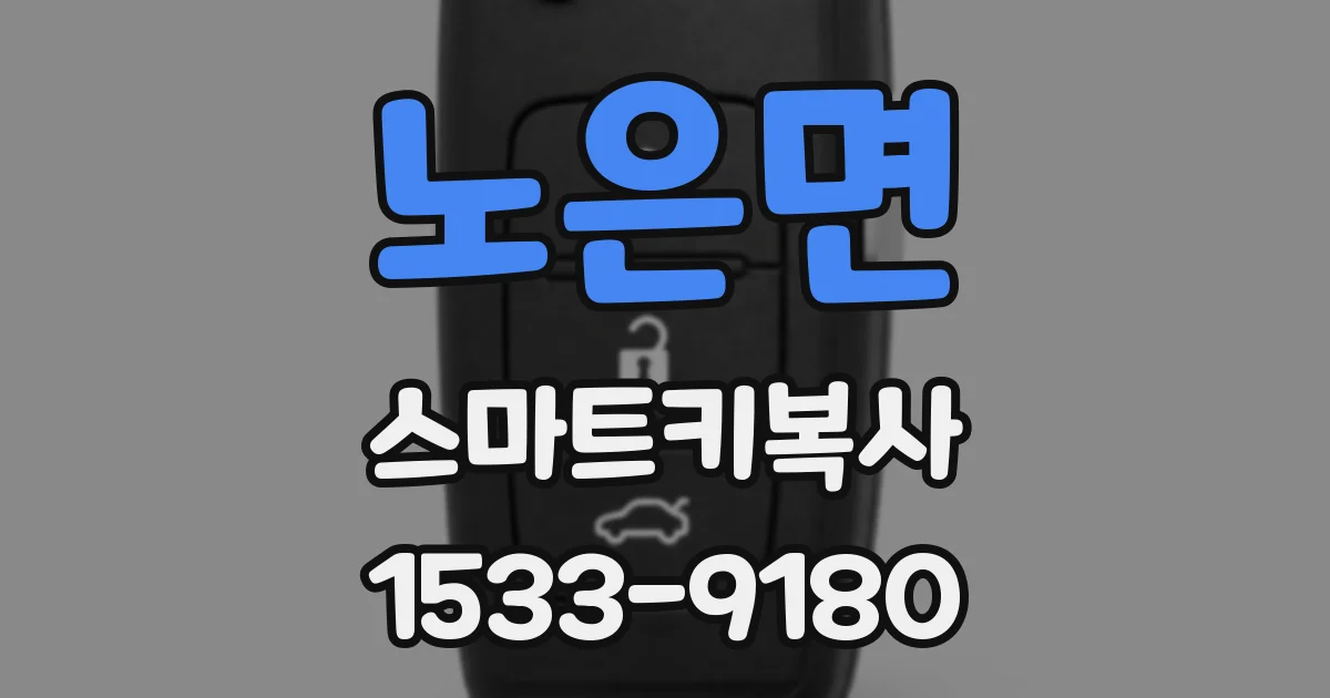 노은면 스마트키복사