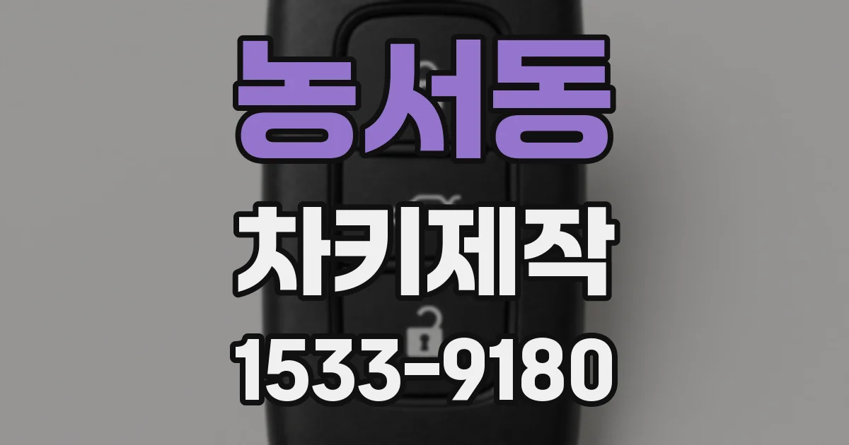 농서동 차키제작