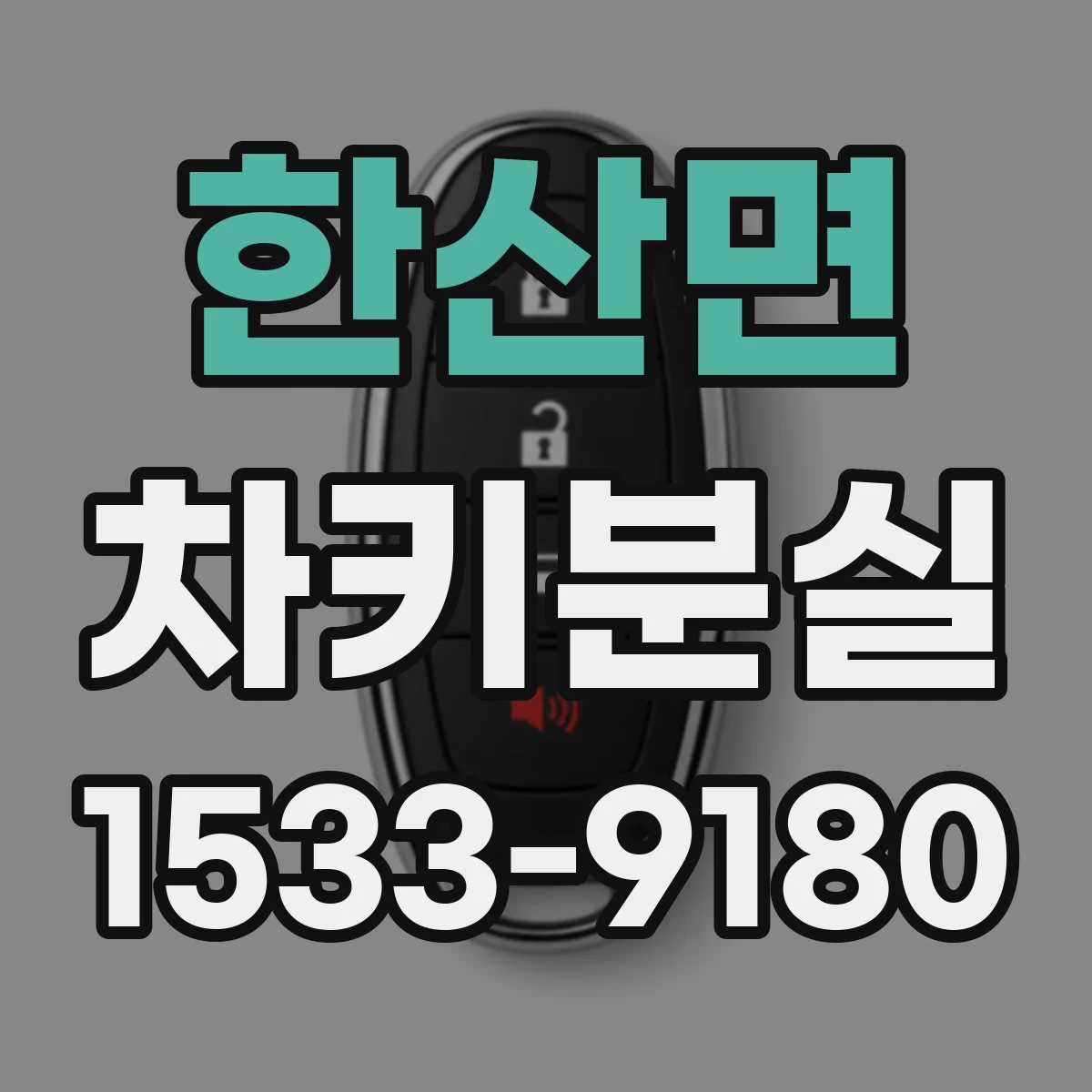 한산면 차키분실