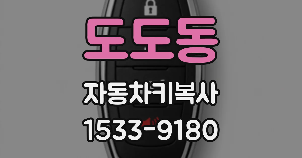 도도동 자동차키복사