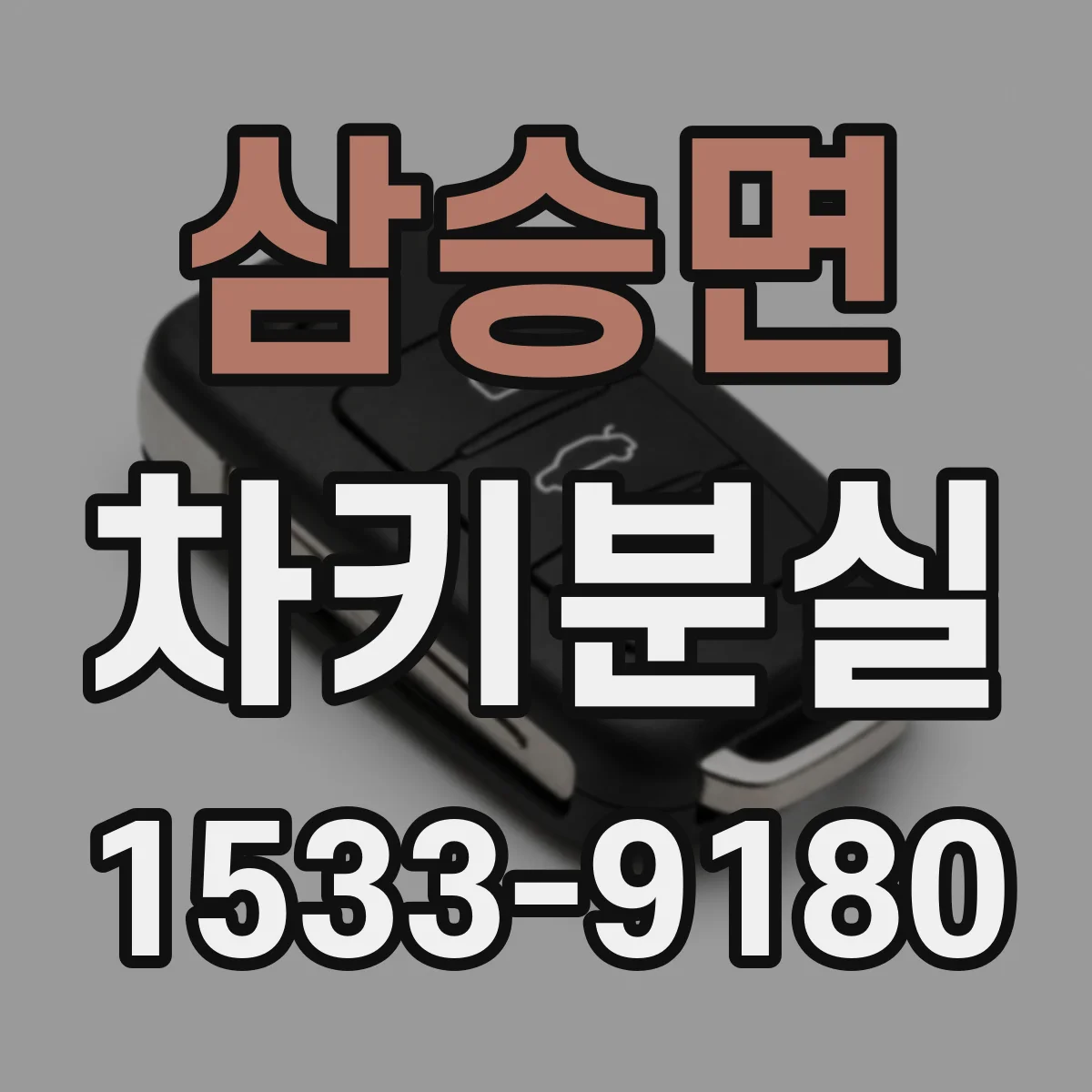 삼승면 차키분실