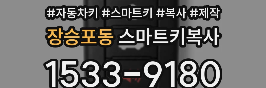 장승포동 스마트키복사