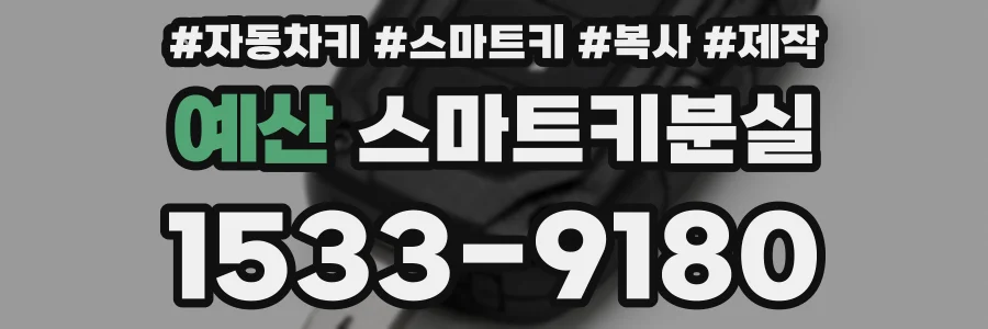 예산 스마트키분실
