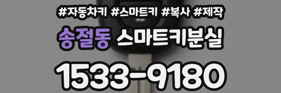 송절동 스마트키분실