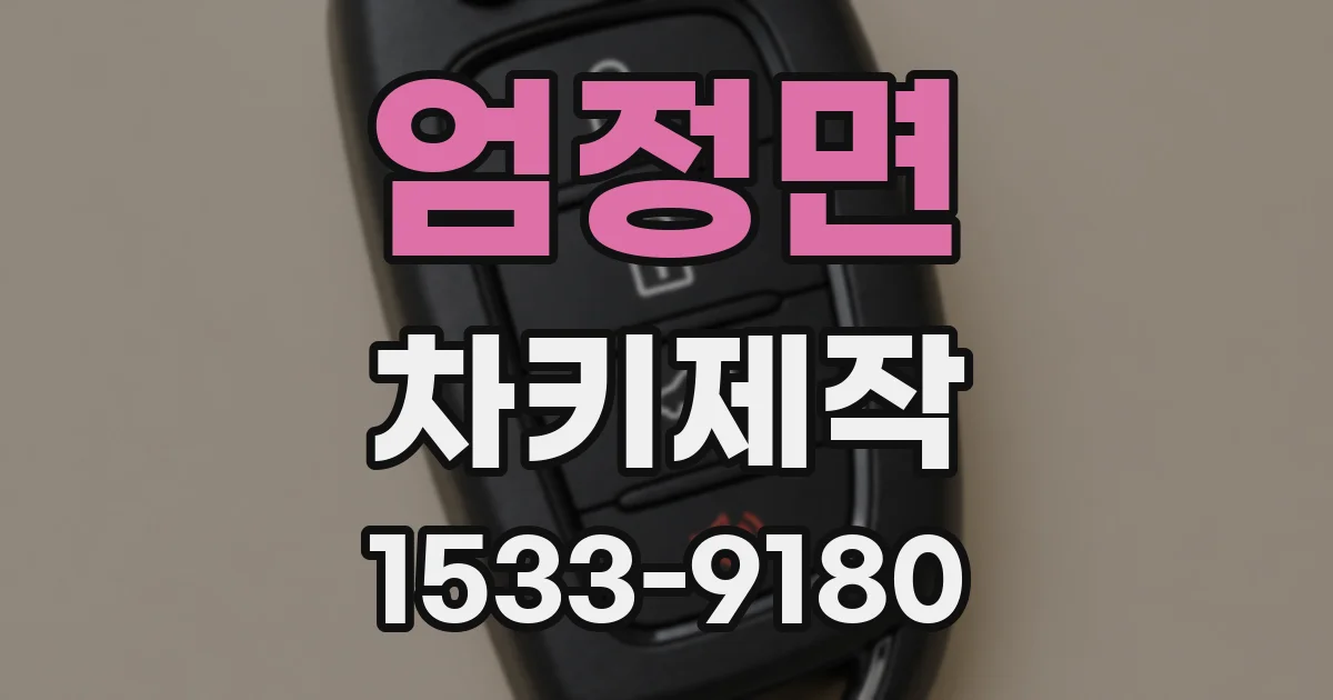 엄정면 차키제작