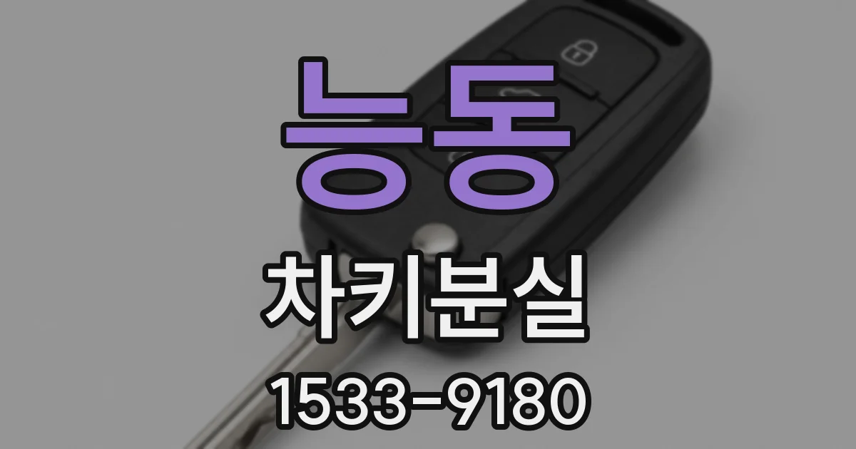 능동 차키분실