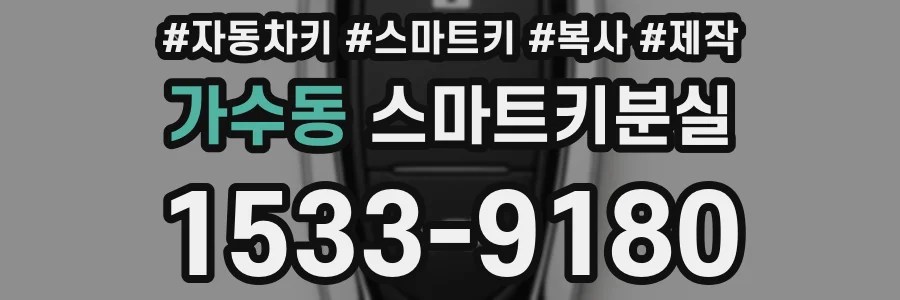 가수동 스마트키분실