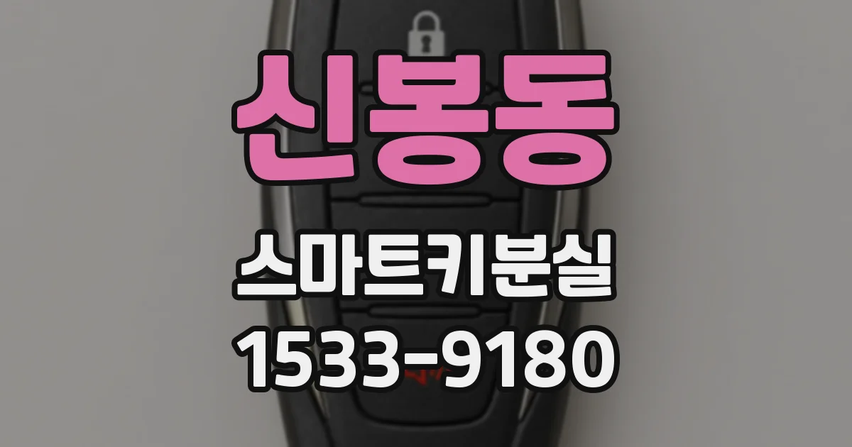 신봉동 스마트키분실