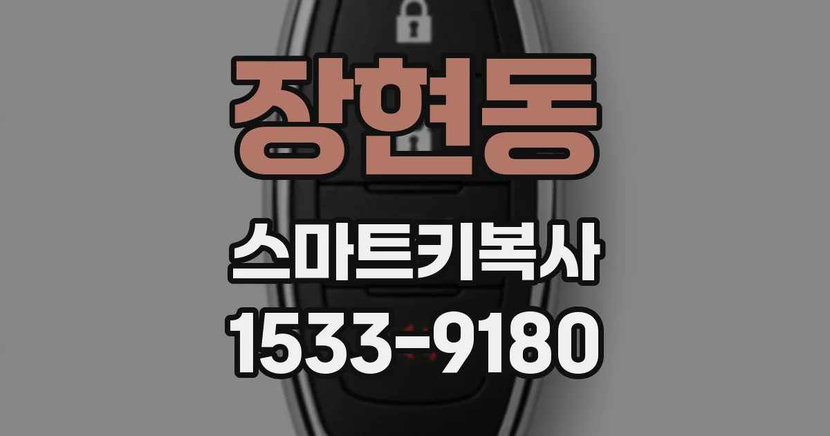 장현동 스마트키복사