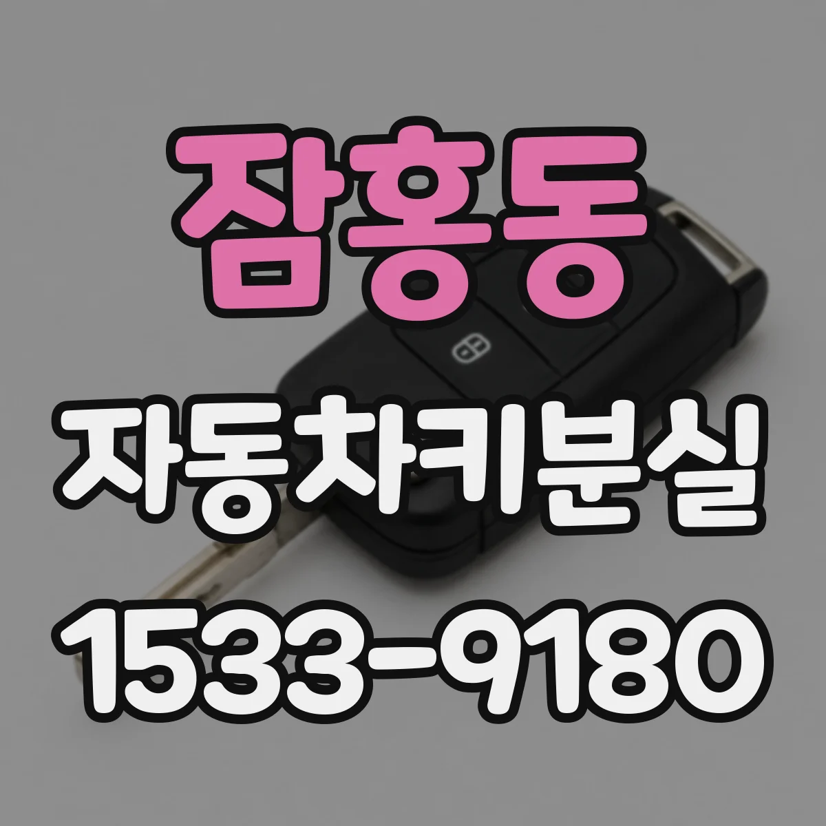 잠홍동 자동차키분실