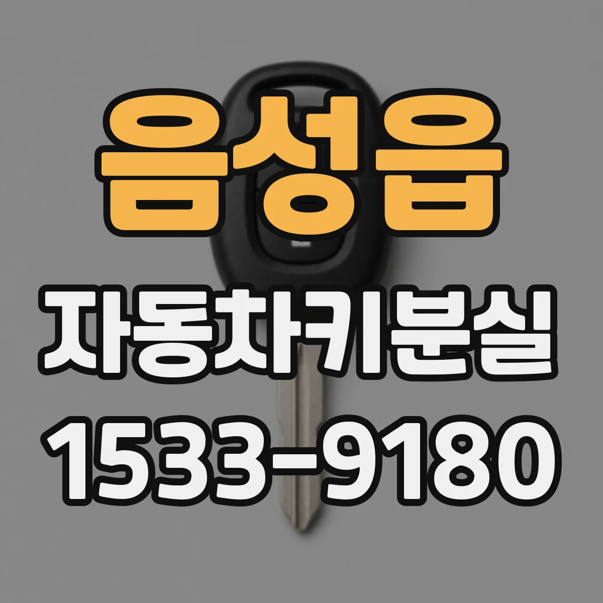 음성읍 자동차키분실