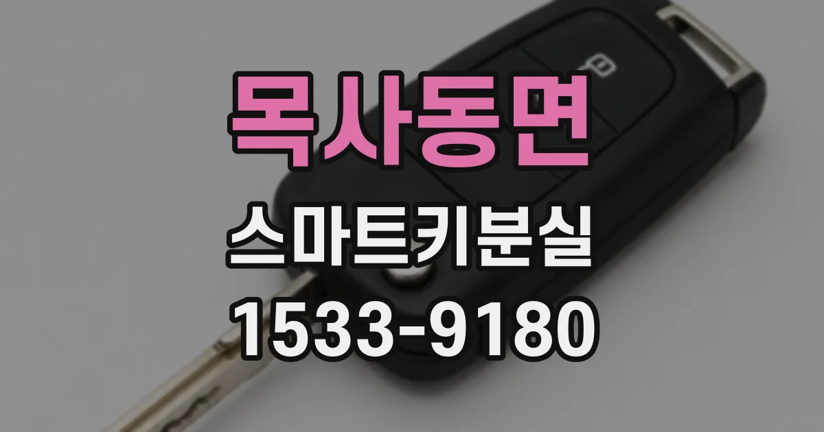 목사동면 스마트키분실