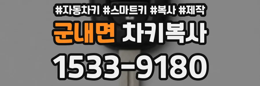 군내면 차키복사