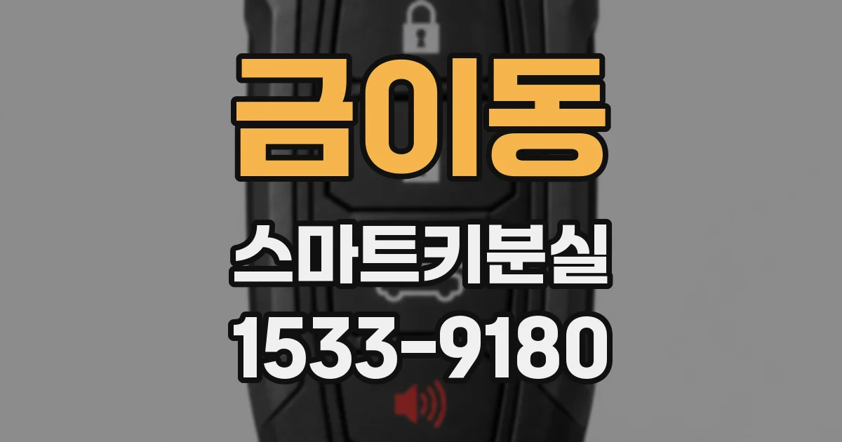 금이동 스마트키분실