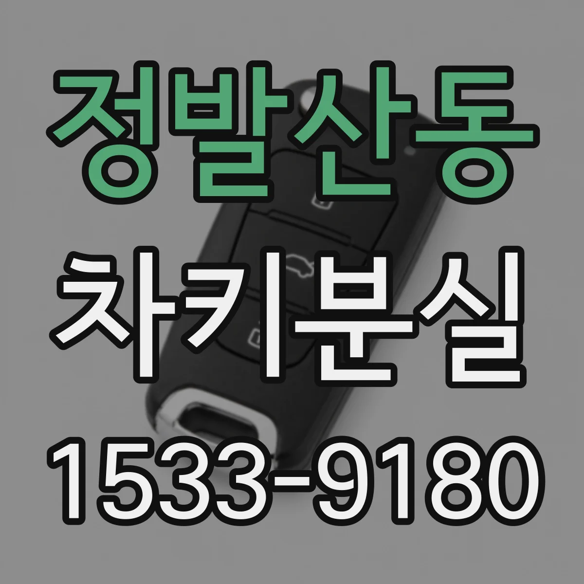 정발산동 차키분실