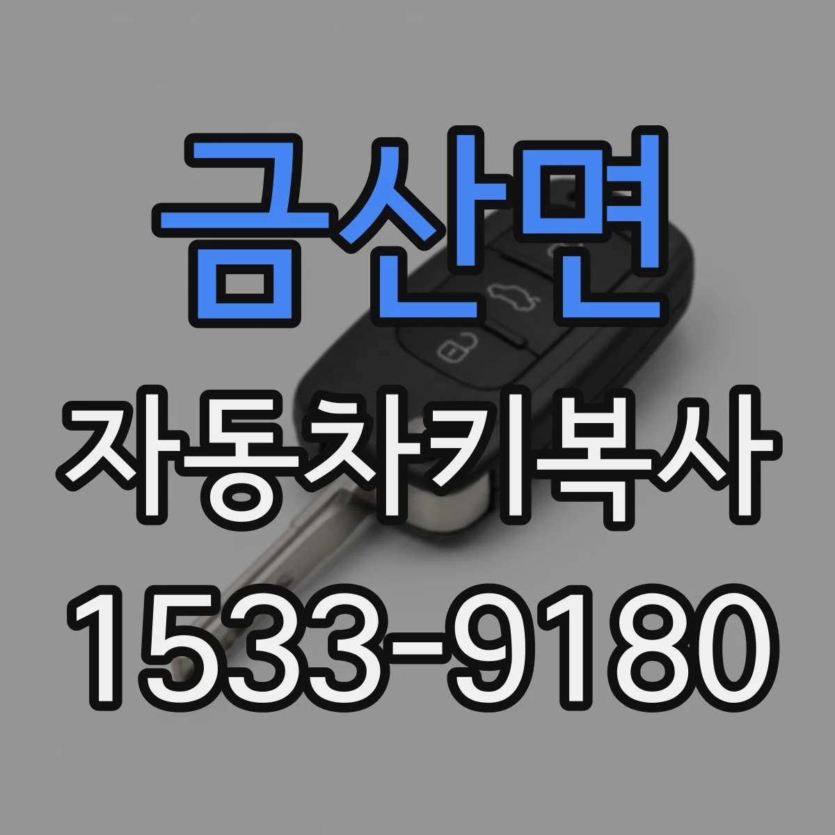 금산면 자동차키복사