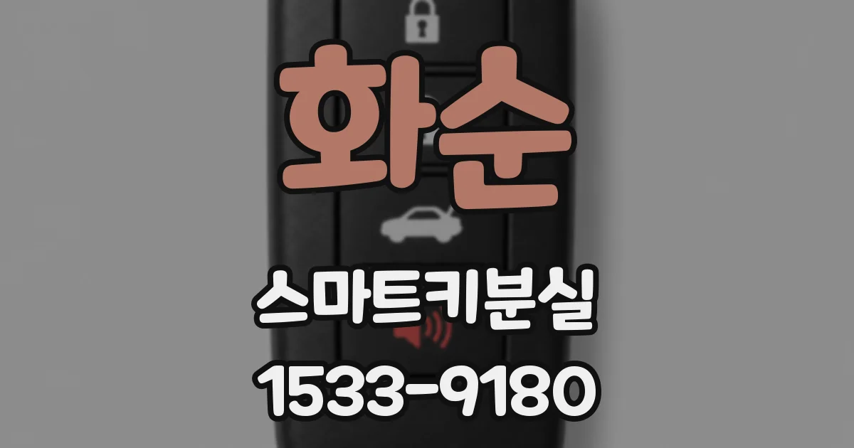 화순 스마트키분실