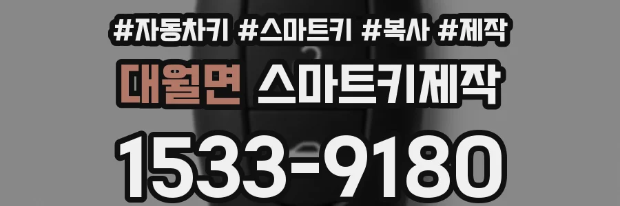 대월면 스마트키제작
