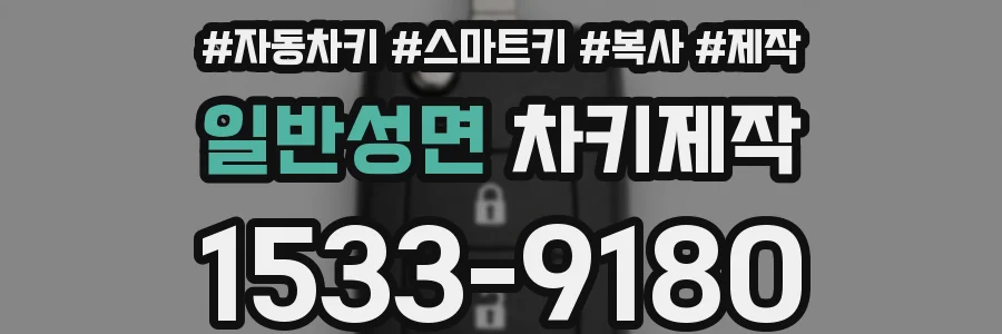 일반성면 차키제작