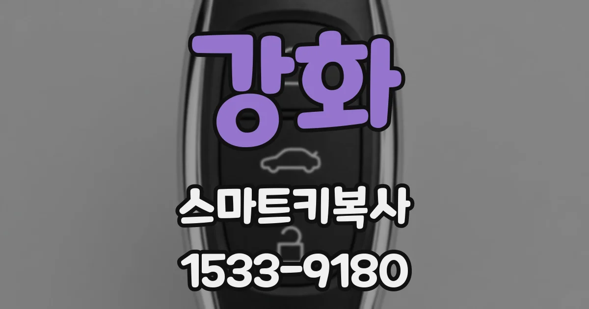 강화 스마트키복사
