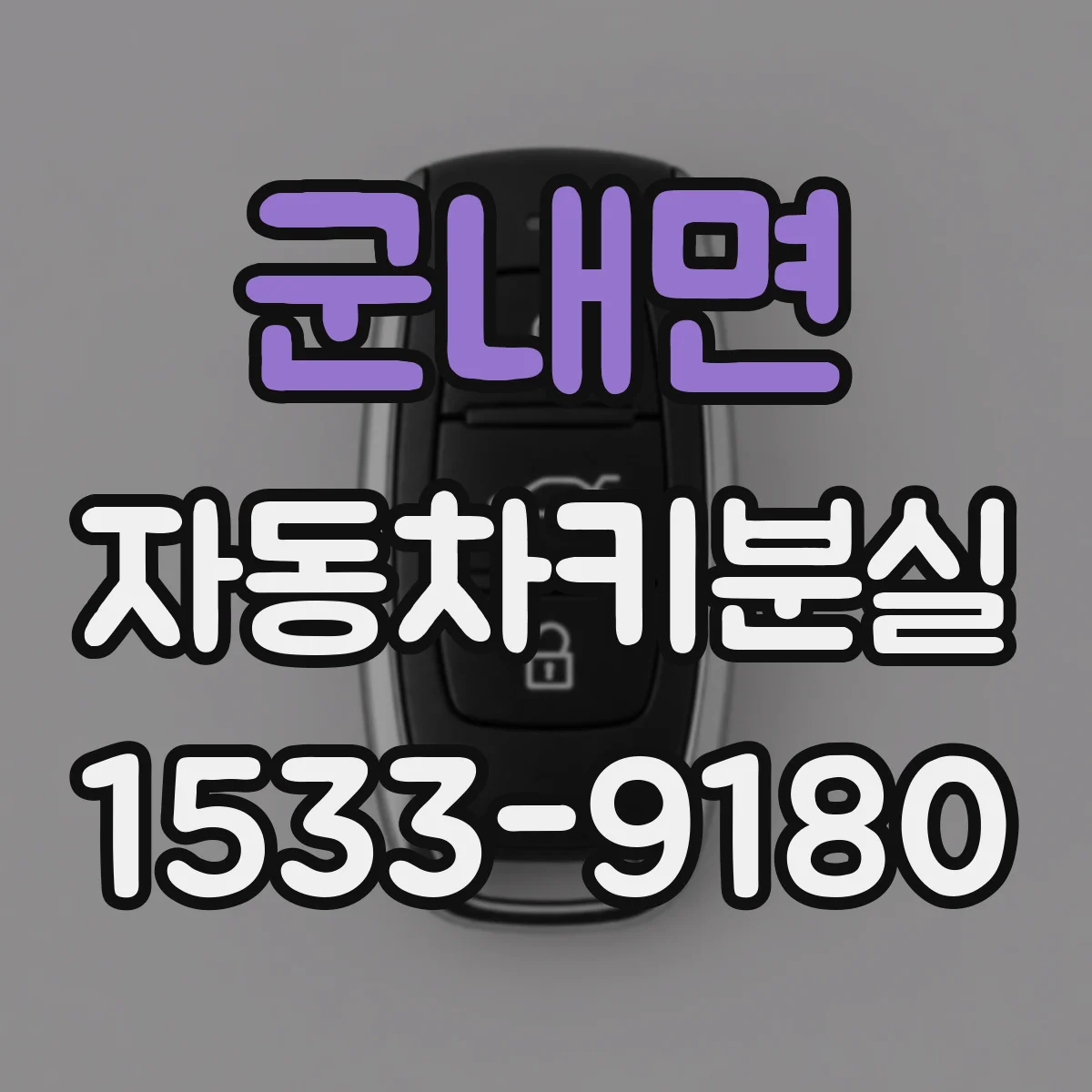 군내면 자동차키분실
