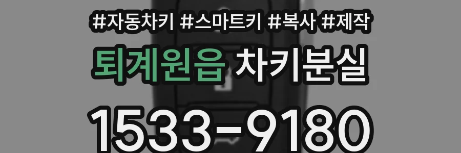 퇴계원읍 차키분실