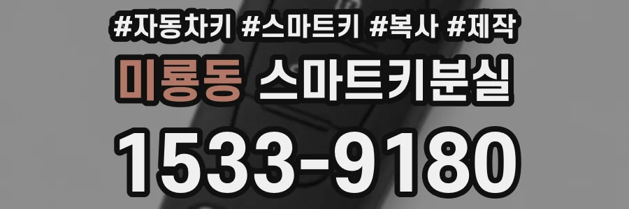 미룡동 스마트키분실