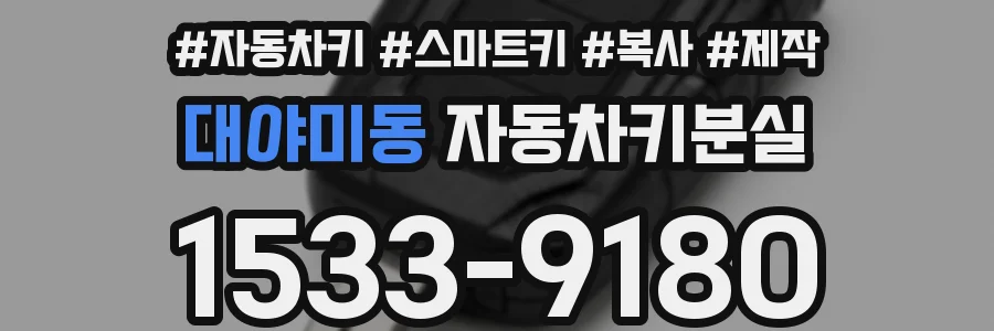 대야미동 자동차키분실