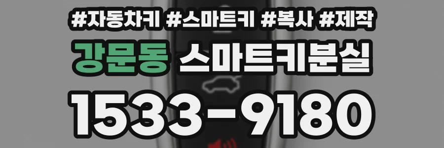 강문동 스마트키분실
