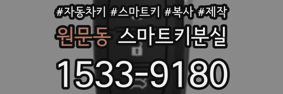 원문동 스마트키분실