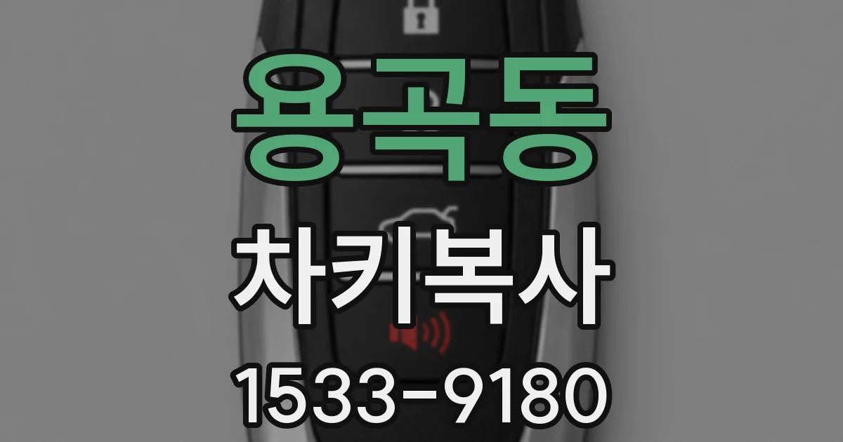 용곡동 차키복사