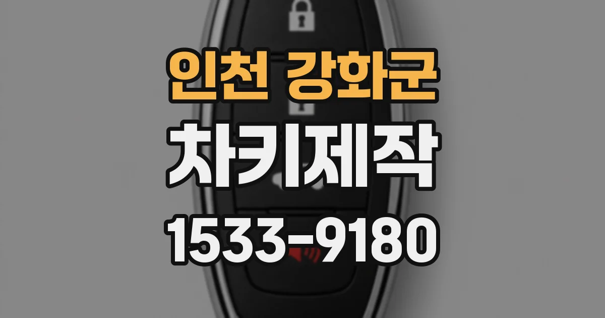 인천 강화군 차키제작