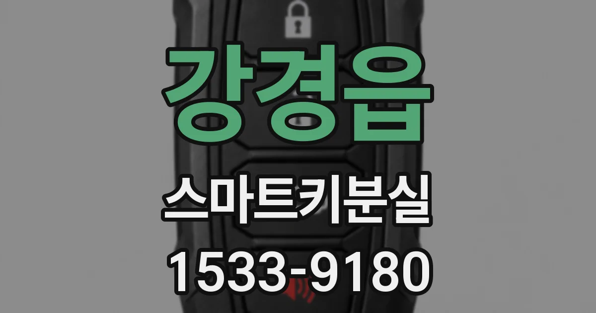 강경읍 스마트키분실