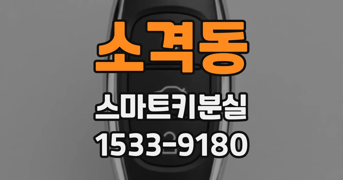 소격동 스마트키분실
