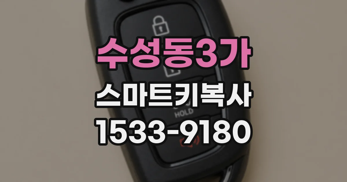 수성동3가 스마트키복사
