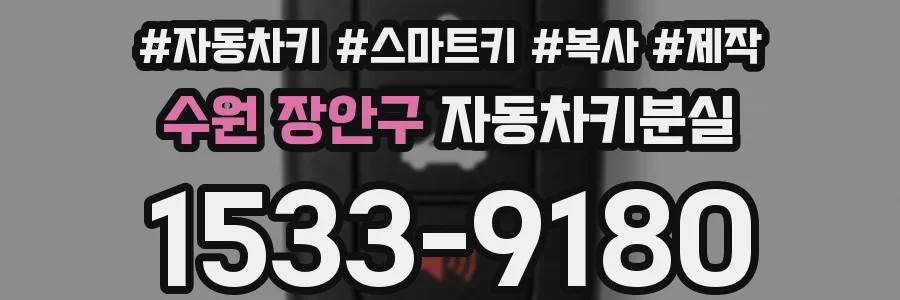 수원 장안구 자동차키분실