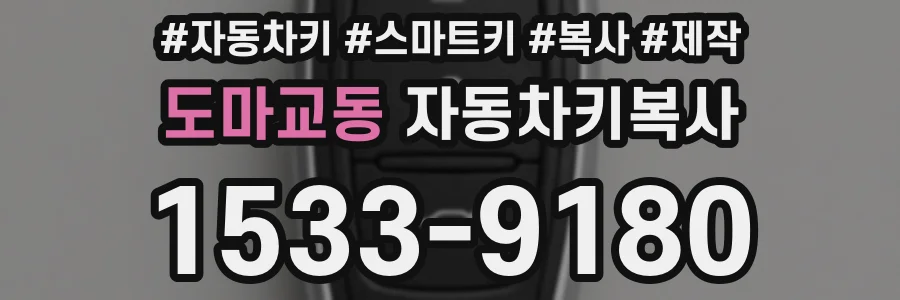 도마교동 자동차키복사