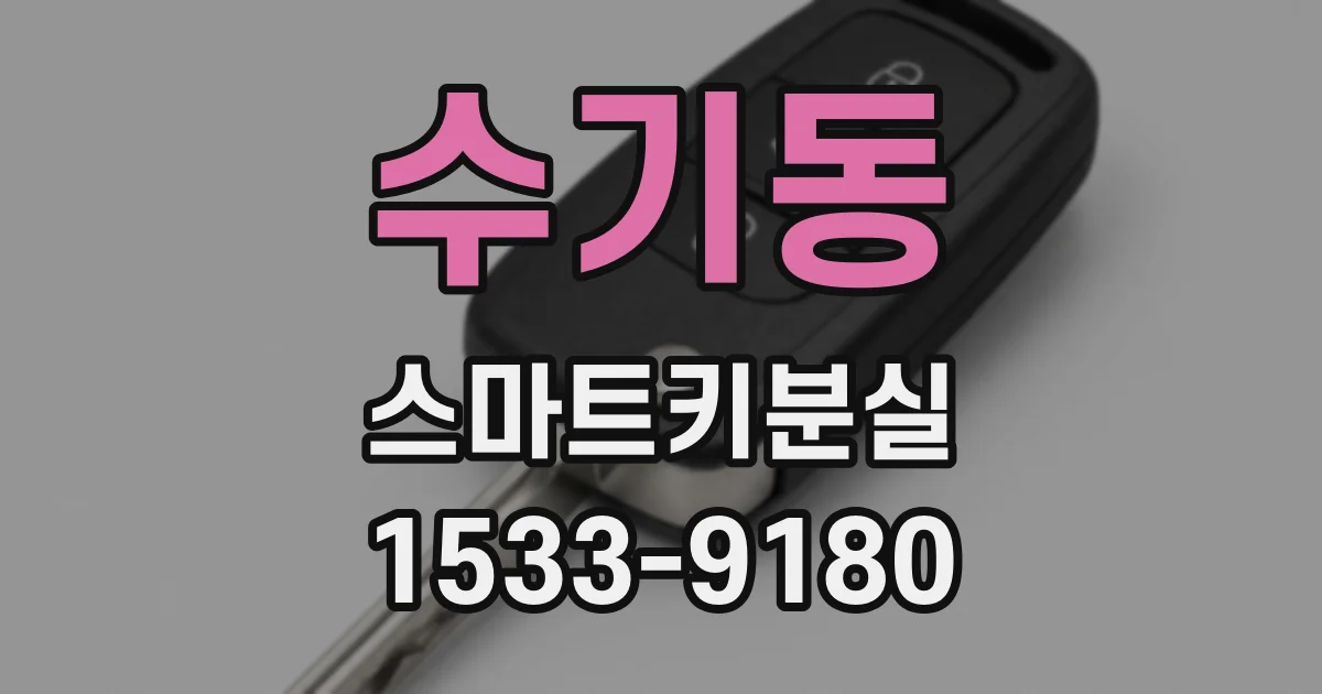 수기동 스마트키분실