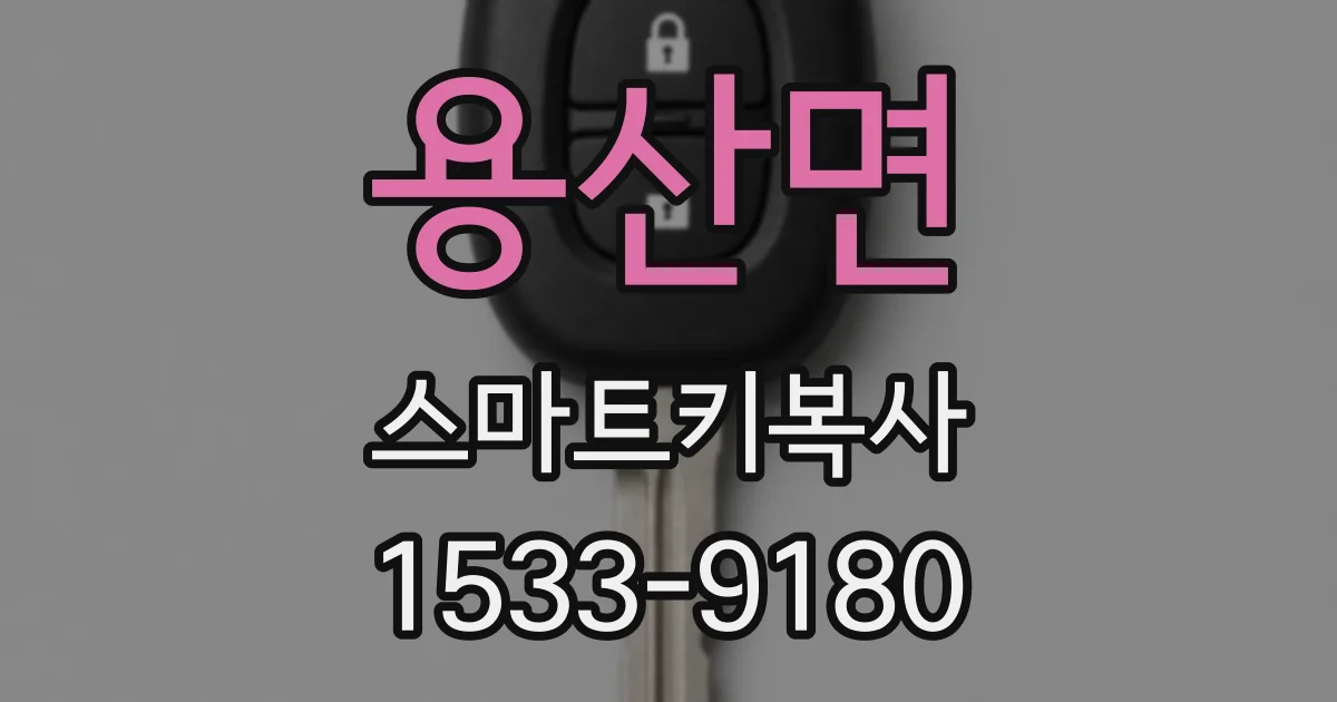 용산면 스마트키복사
