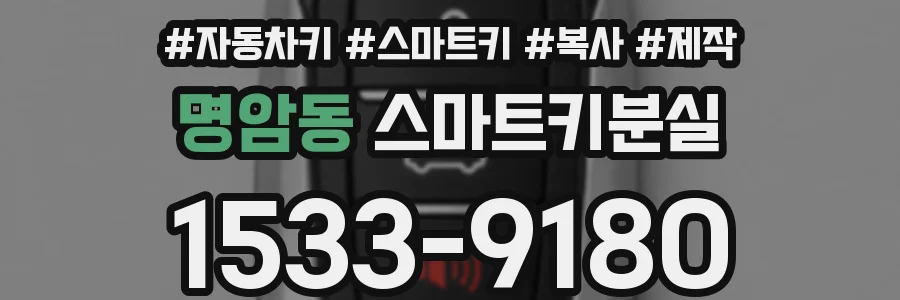 명암동 스마트키분실