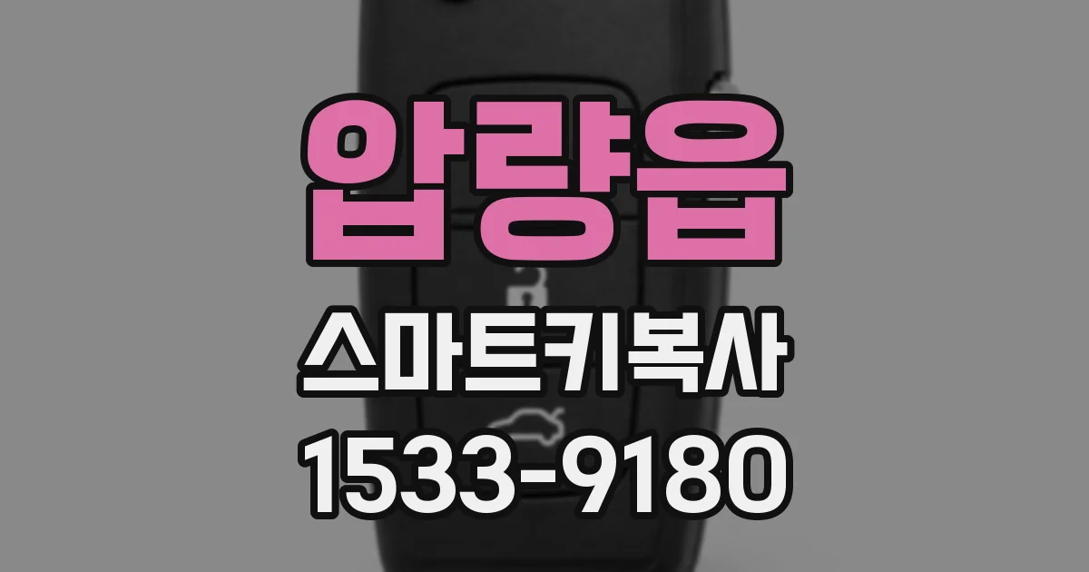 압량읍 스마트키복사