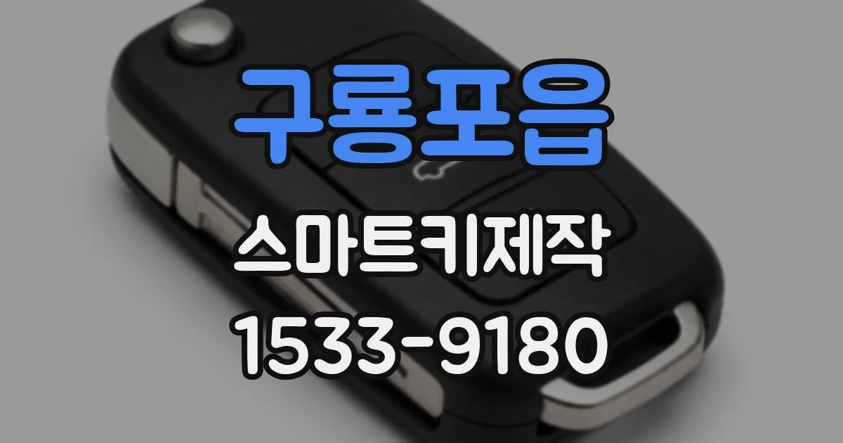 구룡포읍 스마트키제작