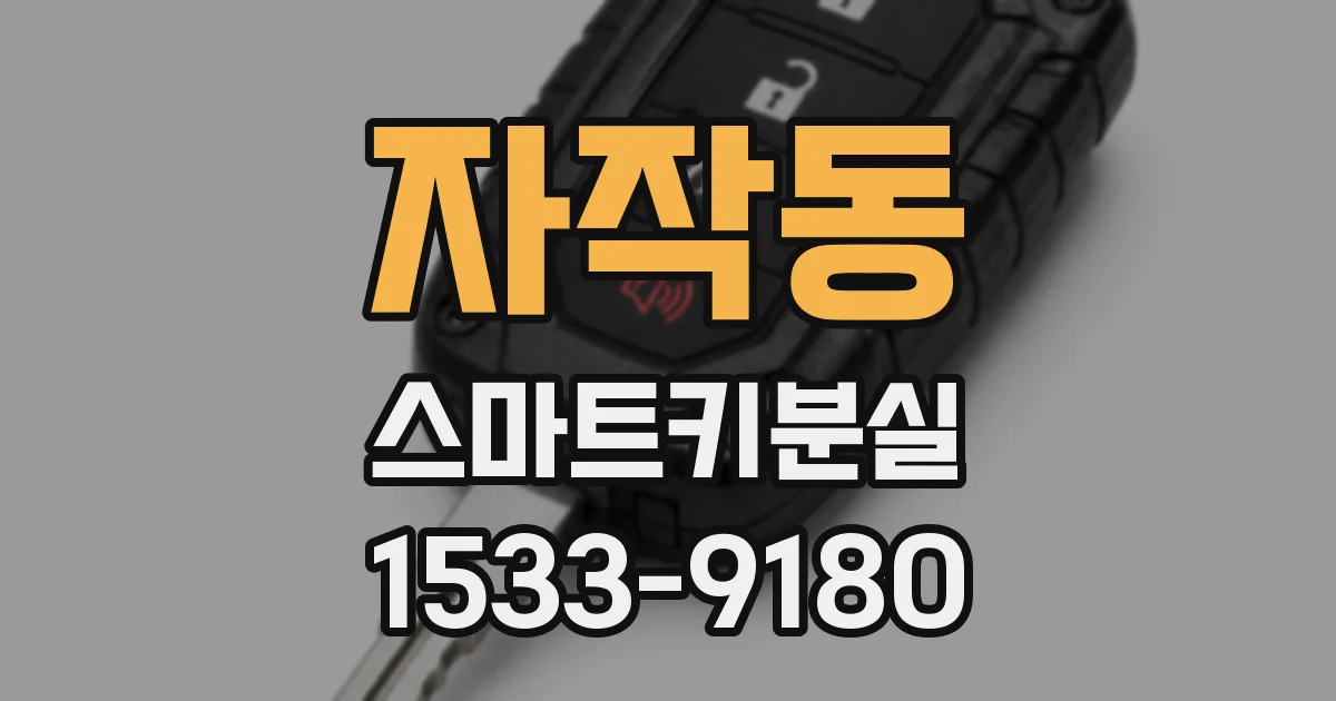 자작동 스마트키분실