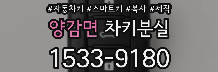 양감면 차키분실
